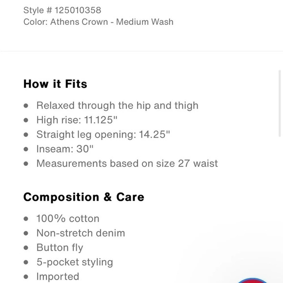 Levi's® Premium 501® ORIGINAL FIT WOMEN'S JEANS Athens Crown - Medium Wash - Picture 12 of 13